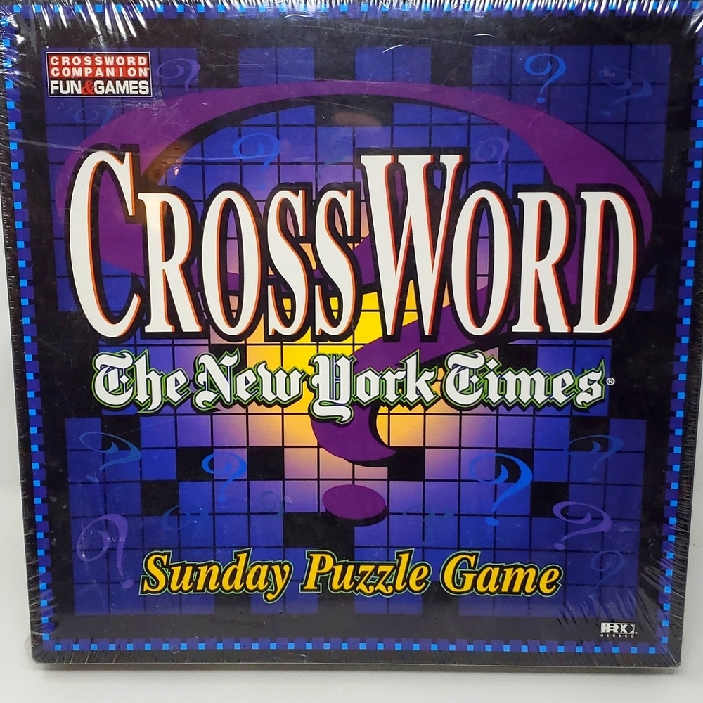 CrossWord The New York Times Sunday Puzzle Game Board Game New - Picture 1 of 4